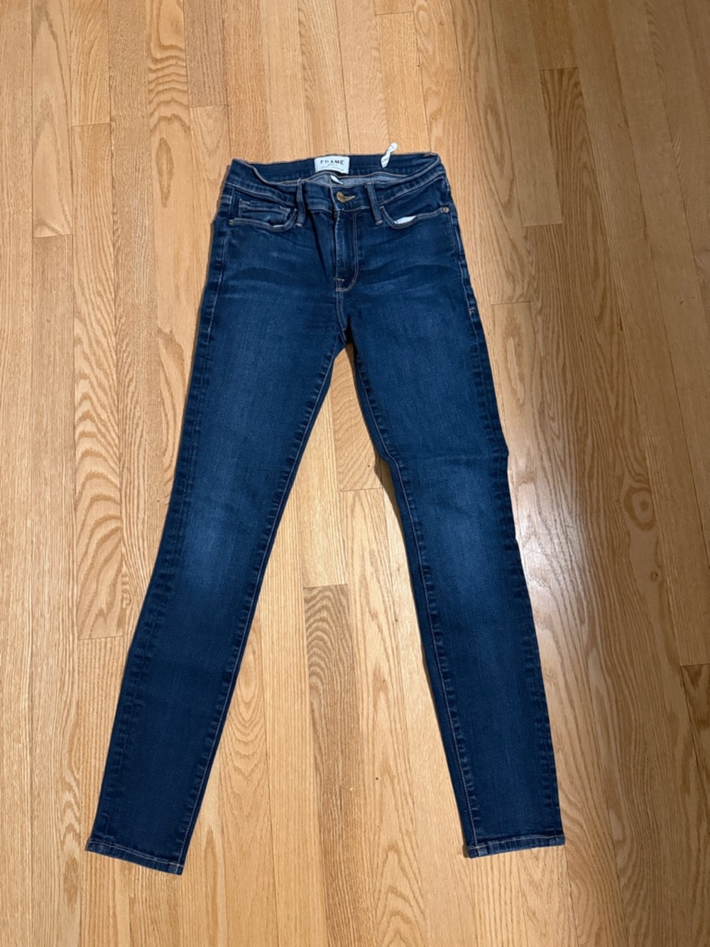Frame Denim Dark Blue Skinny Jeans